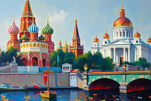 Moscow and St. Petersburg Landmarks