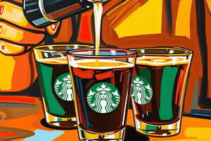 Starbucks Espresso Shots Flashcards