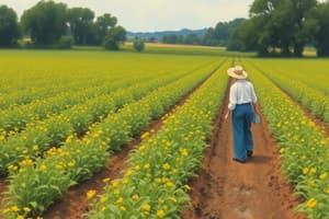 Crop Production Techniques