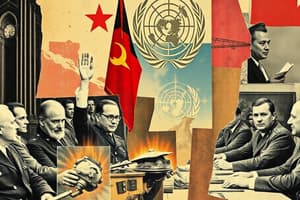 The Cold War: Post-War Confrontation