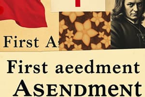 Understanding the First Amendment