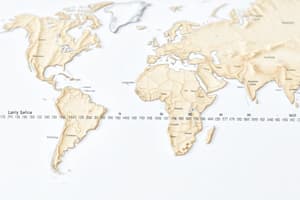 Geography: Longitude and Latitude Basics