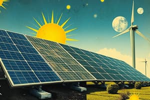 Solar Energy and Its Effects on Earth