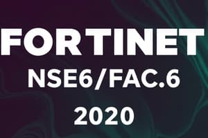 Fortinet NSE6_FAC-6.4 Exam Prep