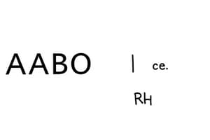 ABO and Rh Blood Grouping