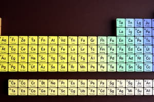 Química: Explorando la Tabla Periódica