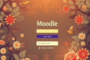 Moodle Login Issue Guide