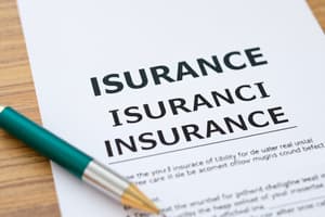 Insurance in Contracts Quiz