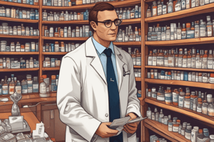 Pharmacy Regulation Quiz