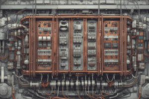 Electrical Systems and Bus Bar Configuration