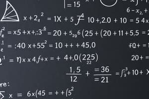 Key Concepts in Mathematics