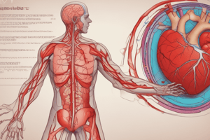 Cardiovascular System: Regulation of Blood Pressure