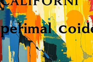 California Penal Code Quiz