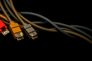 3.1 – Cables and Adapters: Network Cables