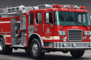 Fire Apparatus Maintenance and Pressure Sensing Quiz