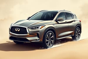 Infiniti QX50 Basics Flashcards