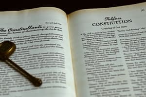 Philippine Constitution Overview