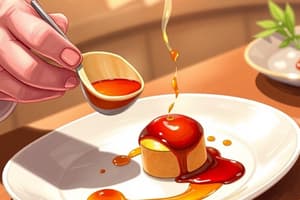 Sauce Application Techniques