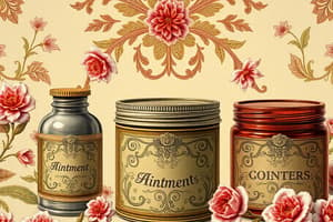 Pharmaceutical Science: Ointment Bases