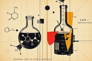 Chemistry Law of Definite Proportions