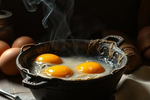 Introduction to Eggs in Cookery