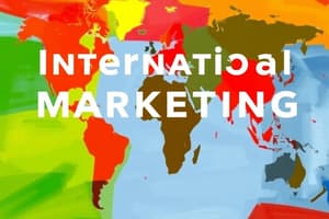 International Marketing Strategies and Risks