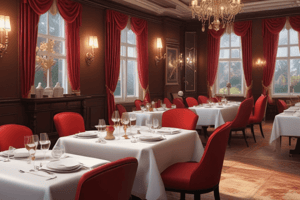 Advanced Dining Room Etiquette Summary & Guidelines