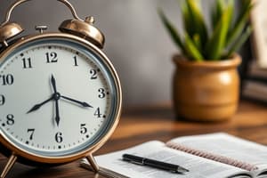 Effective Time Management Overview