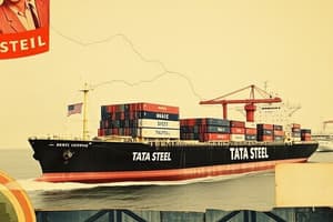 Tata Steel Group Shipping Overview