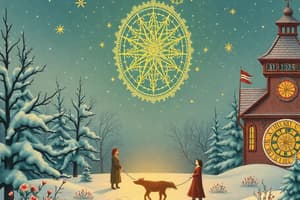 Winter Solstice: December 21st in Northern Hemisphere