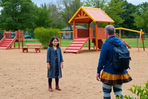 Szenenbeschreibung: Spielplatz Moment