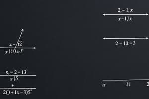 Functions: Linear, Quadratic, Exponential