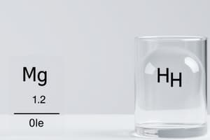 Chemistry Chapter 9 Stoichiometry Quiz