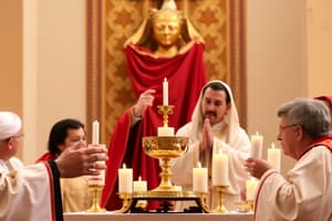 Catholic Sacraments and Beliefs Quiz