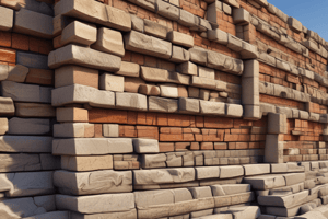 Chapter 8: Masonry and Ordinary Construction