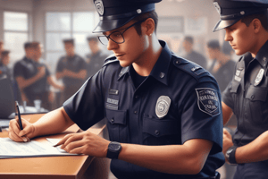 Police Recruitment Testing Procedures