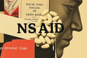 NSAID Uses and Classes Quiz