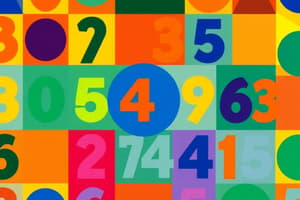 Number and Shape Patterns Quiz