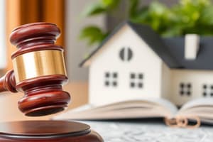 Real Estate Law Overview