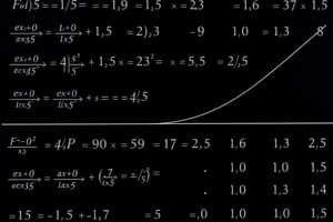 Mathematical Functions and Ratios Analysis