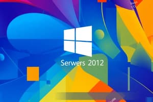 Windows Server 2012/R2 Chapter 2