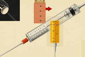 IV Infusion & Dilution Calculations