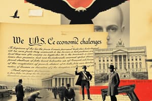 US Economy and Constitution Quiz