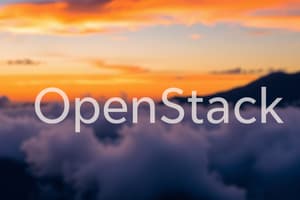 Introduction à OpenStack et Virtualisation des Réseaux