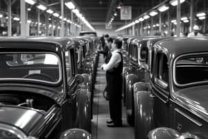 Ford's Assembly Line and Worker Conditions