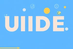 UIDE: Eventos e Internacionalización