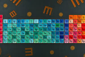 3.12. Elements, molecules, and the periodic table