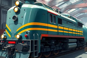 Diesel Locomotive Maintenance Quiz