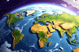 Continents and Earth Science Vocabulary