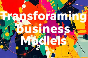 Transformative Business Models in Technology